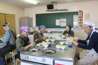 三班の食事風景