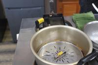 落し蓋をのせた