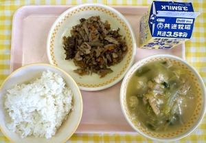 4日れんこんの金平