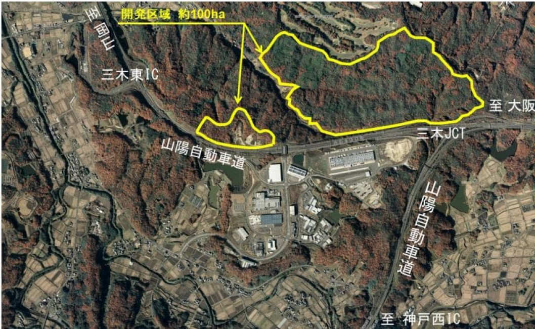 ひょうご情報公園都市第2期 開発検討箇所