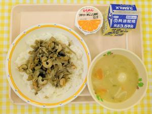 9日鶏ごぼうどんぶり