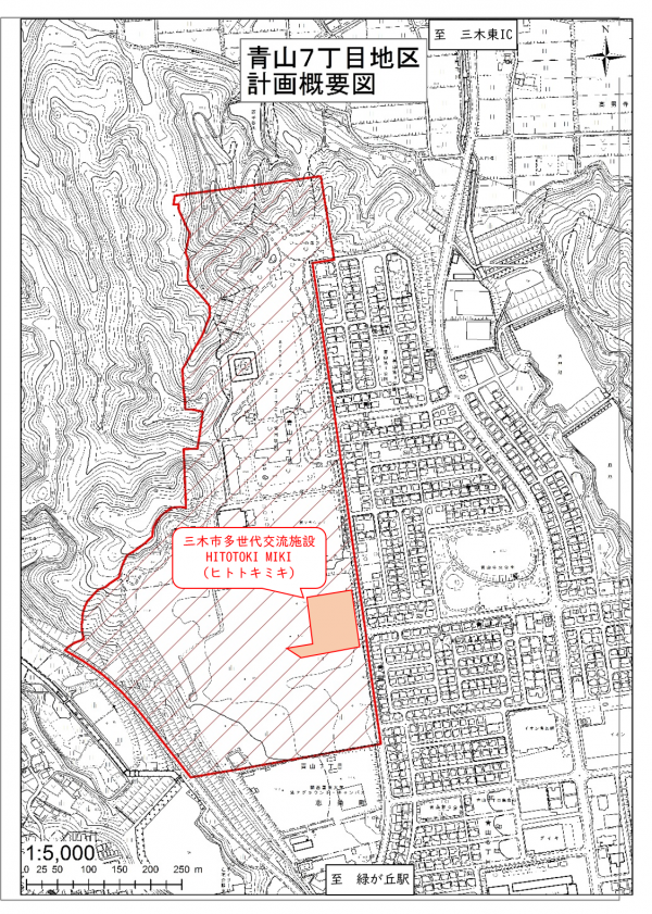 団地再生事業位置図