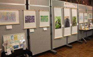 令和6年度の和紙プリント写真展の様子