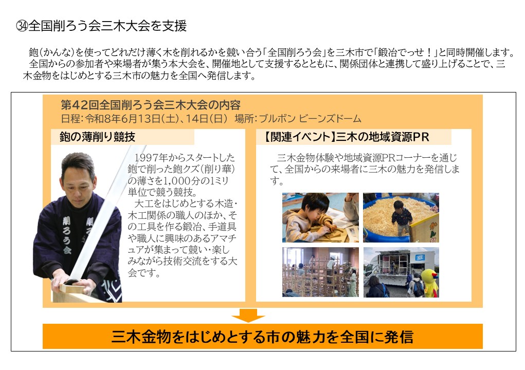 全国削ろう会三木大会を支援