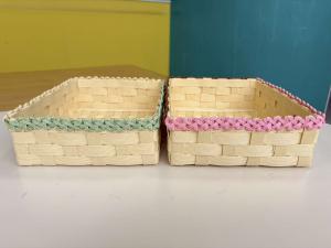 リボンの色：グリーン・ピンク