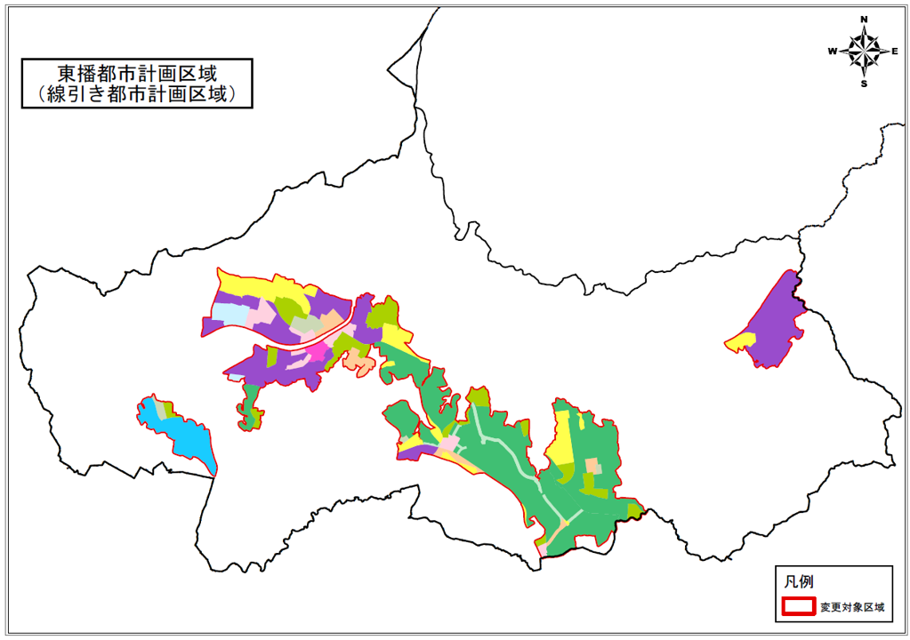 用途地域変更対象区域