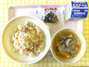 1日たけのこご飯