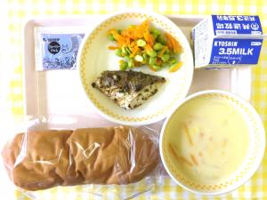 14日メルルーサのレモンバジル焼き