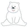 しろくまのイラスト