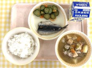12日イワシの塩焼き