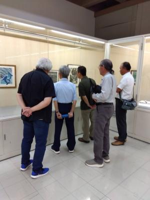 版画展展示室様子1