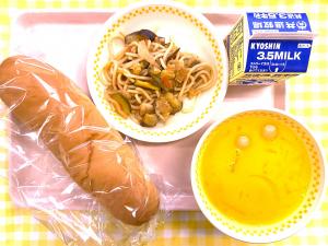 9日夏野菜のスパゲッティ