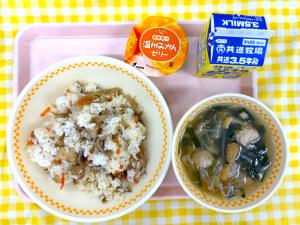 4日鶏ごぼうどんぶり