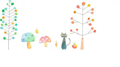 秋イラスト
