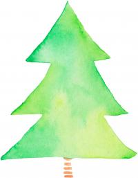 クリスマスツリーのイラスト