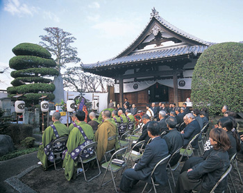 冬の義民祭の様子の画像