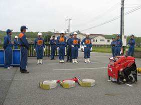 口吉川地区消防操法講習会を実施の画像1
