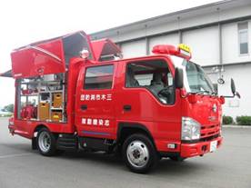 救助資機材搭載車両（総務省消防庁から無償貸付）の画像