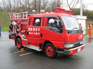 ポンプ車操法の部の画像