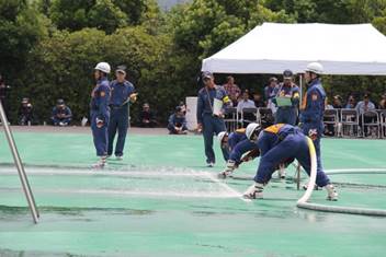 排水開始の画像