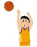 バスケットボールの挿絵