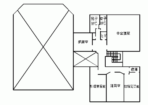 青山公民館2階平面図